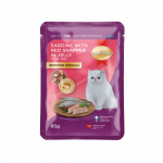 SmartHeart Cat Pouch - Sardine With Red Snapper In Jelly (85g)